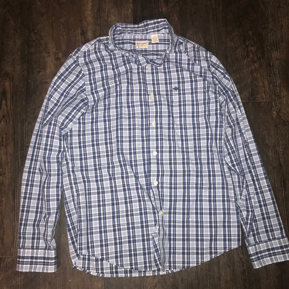 Mens Long sleeve button down